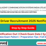 ICSIL Driver Recruitment 2025