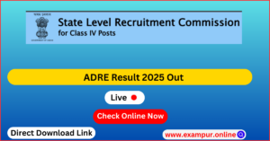 ADRE Result 2025 Pdf Download for Grade 3 and Grade 4