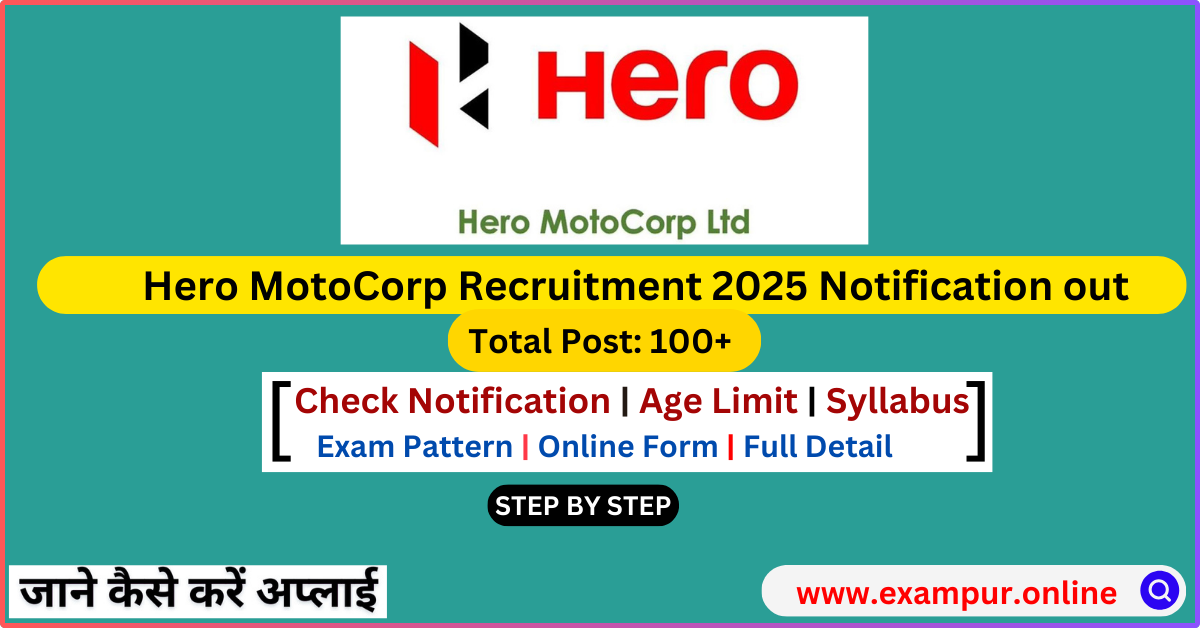 Hero MotoCorp Recruitment 2025 Haridwar ITI Jobs Campus